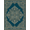 Teal, Pattern 10, variant on ODIKA 8'x10' Washable Area Rug Durable, Non-Slip Bug Vintage Scroll Bordered Frame Throw Turquoise Butterfly Teal Boho Refined for Living Room, Under Sectional, Family