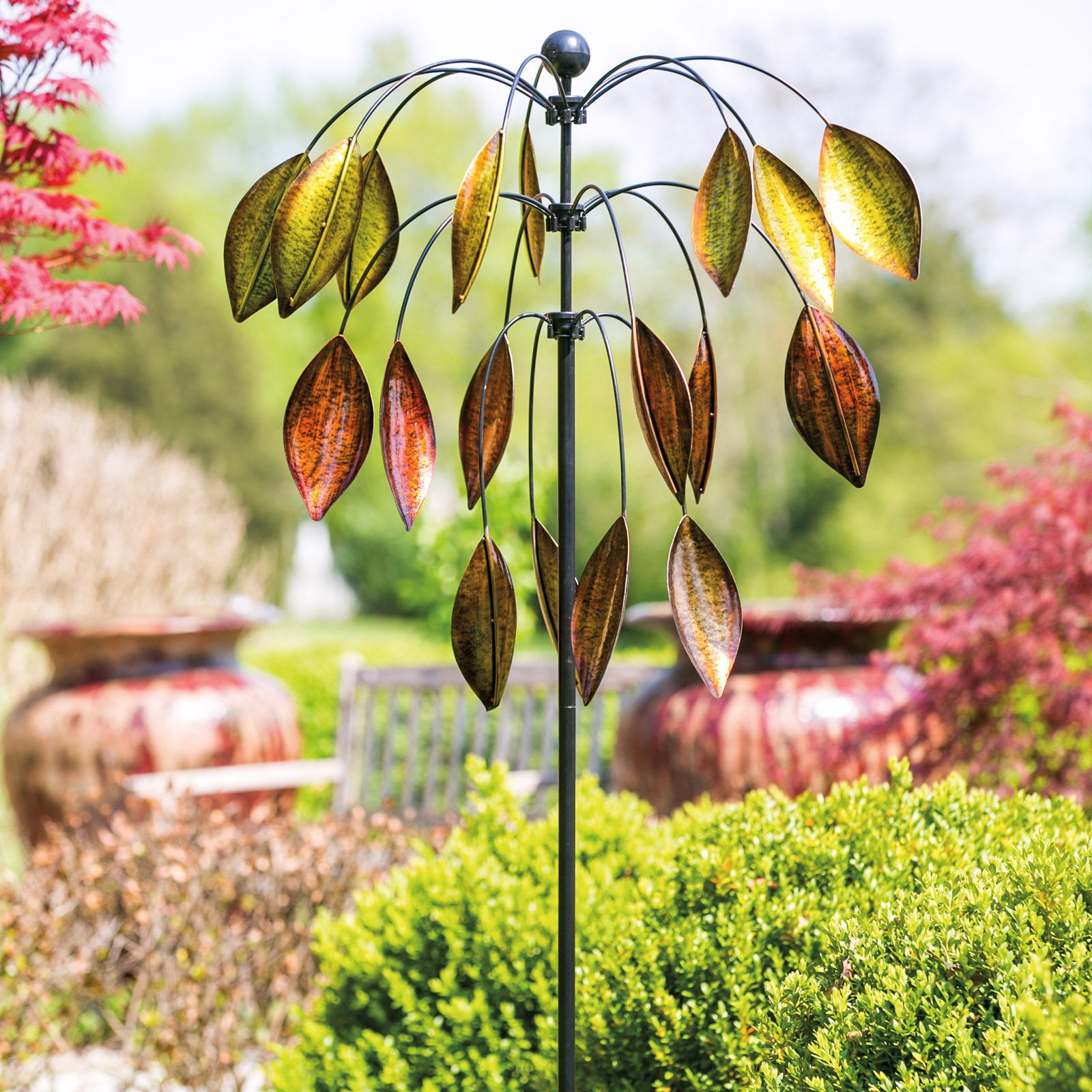 Evergreen Enterprises 3 Tiered Tree Kinetic Wind Spinner by Evergreen