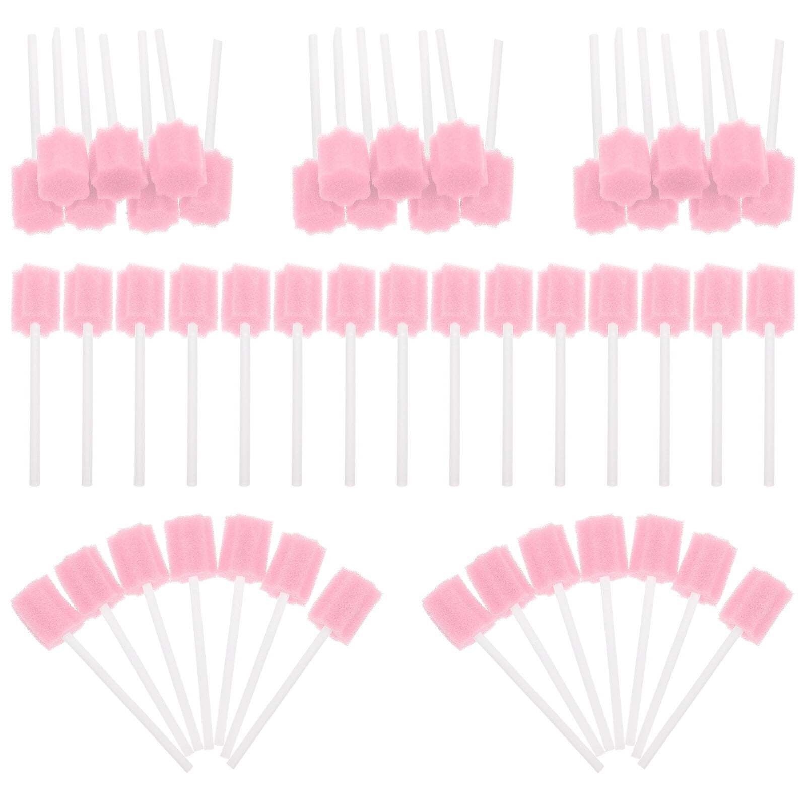 50pcs Disposable Oral Care Sponge Sticks Oral Care Products Oral Care