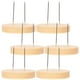 thumbnail image 5 of Juego de 6 expositores para muñecas, base de madera para fieltrar con aguja., 5 of 8