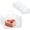 7x7x4in-20p, variant on 20pcs 6X6X5 Inches Transparent Bakery Boxes with Handles, Mini Clear 5in 6in Cake Boxes,Clear gift boxes,Treat Boxes for Cake Chocolate Donut,Pastries,Cookies
