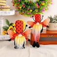 thumbnail image 4 of SLYNSHome Gnomes Doll for Tray Decor,Ladybug Gnomes Plush Decoration Farmhouse Animals Theme Ornaments Cute Gnome Plush Doll for Home Farmhouse Office Kitchen Fireplace Table, 4 of 7