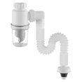 Kuorak 1 Set Sink Drain Pipe Easy Installation Odor Resistant Universal
