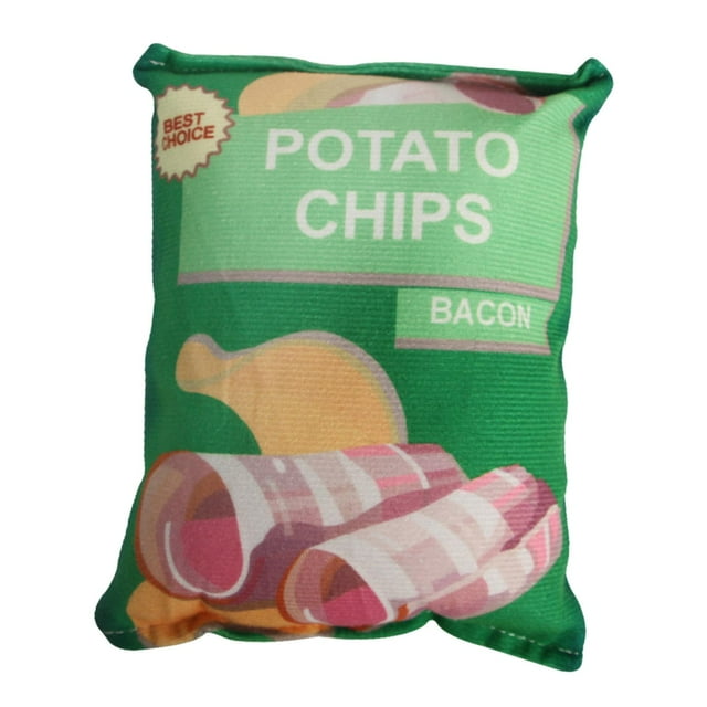 Juguete Interior Chirriante Del Perro de La Felpa de Las Patatas Fritas Suaves Durables de Poratble Del Juguete Del Perro Del Juguete Chillón de Las