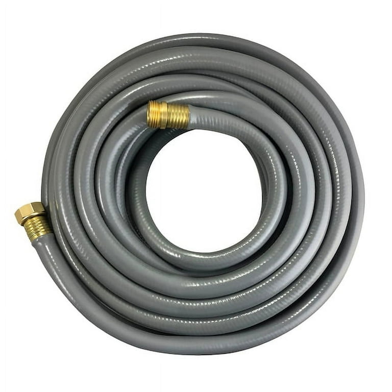 Flexon Pro Series 5/8 in. D X 100 ft. L Heavy Duty Contractor Grade Contractor Grade Hose Gray Flexon Pro Series 5/8 in. D X 100 ft. L Heavy Duty Contractor Grade Contractor Grade Hose Gray