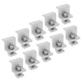 thumbnail image 4 of Solar Panel Mounting Clamps Aluminum Alloy PV Rail End Grounding 10PCS Set, 4 of 7