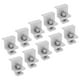 thumbnail image 4 of Soporte Z de Montaje Solar, Abrazadera en Forma de Z de Aleación de Aluminio de 10 piezas para montaje en riel de panel solar. Kit de Tornillos de 12 piezas, Soporte de Panel, 4 of 7