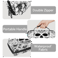 thumbnail image 4 of Herdesigns Black White Skull Skeleton Carrying Case for Nintendo Switch OLED Model 2021 & Switch 2017 with 20 Game Card Slots, Portable Travel Carry Case for Accessories and Console, 4 of 8
