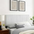 thumbnail image 3 of Modway Eloise Channel Tufted Performance Velvet Full/Queen Headboard in White, 3 of 12