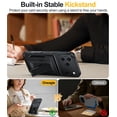 thumbnail image 4 of Funda tipo cartera Oneagle para iPhone 17 Pro Max, 6.9", 4-5 tarjetas, 4 of 7