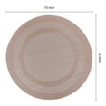 thumbnail image 4 of Unique Bargains Set of 6 Round Placemats for Kitchen Dining Table Decor Pink, 4 of 7
