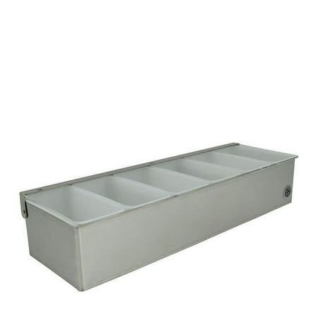Condiment Dispenser with 6 (13.5oz) Inserts