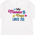 thumbnail image 4 of Inktastic My Mamaw and Papa Love me with Hearts Boys or Girls Long Sleeve Toddler T-Shirt, 4 of 5