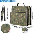 thumbnail image 2 of FORMRS Zipper Binder with Shoulder Strap 2-inch Ring 500 Sheet Capacity File Bag, Cartoon Guitar Pattern, 2 of 5