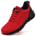 thumbnail image 6 of Women Shoes Slip on Sport Running Tennis Athletic Walking Shoes Gym Runner Trail Shoes Red Black Size 7, 6 of 6