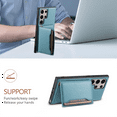 thumbnail image 2 of Detachable Wallet Card Case For Samsung S23 Ultra Wallet Case Credit Card Holder, Premium Leather Kickstand Flip Hidden Magnetic Clasp Durable Shockproof Protective for Samsung Galaxy S23 Ultra, Blue, 2 of 15