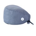 thumbnail image 1 of Sonducket Paquete de 3 gorros de operación Médicos Servicio de larga duración Pure Color Scrub Professional Surtido de colores Tie Back Sweatband Gorros Sombreros gris Sonducket AP008659-11, 1 of 6