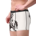 thumbnail image 2 of Xecao Cowboy Ride A Horse Print Men's Underwear Boxer Briefs,Breathable Choice for Men's Underwear-Medium, 2 of 5