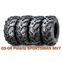 (4) WANDA 25X8X12 25X10X12 fit 05-06 Polaris SPORTSMAN MV7 ATV Tire Set Super Mud