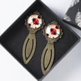 thumbnail image 4 of Coccinella septempunctata Elegant Copper-Colored Lace Bookmarks for Book Lovers - Set of 2 Stainless Steel Book Markers, 4 of 5