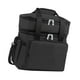 thumbnail image 2 of Bolsa de enfriador aislado Bolsa térmica portátil impermeable al agua multifuncional doble capa expandible para excursionistas para viajes de día de negro, 2 of 8