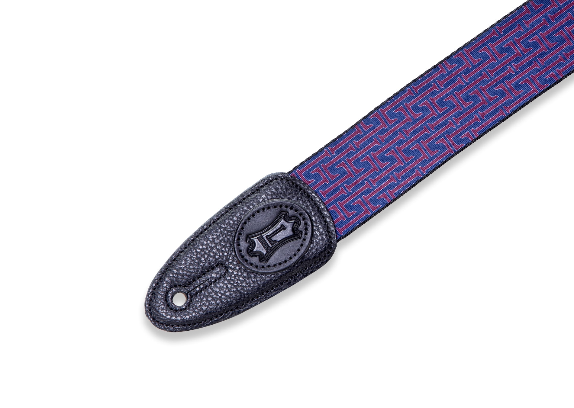 Levy's 2" Print Guitar Strap on Polyester with Garment Leather Ends, MPLL-005