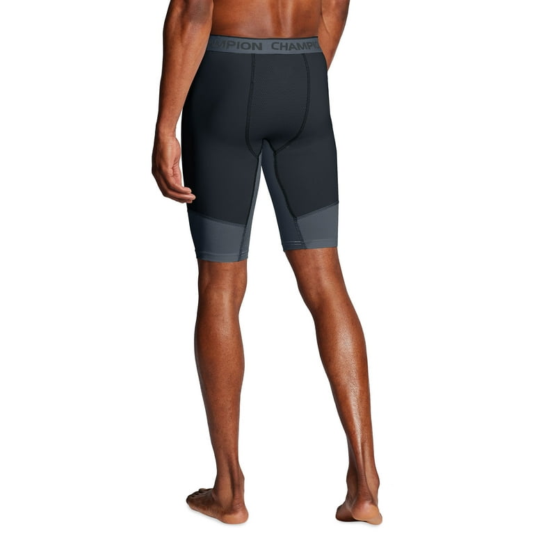 Champion PowerFlex 9 Men s Solid Compression Shorts Stealth Stormy Night M