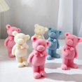 thumbnail image 5 of Giaone Bear Resin Mold,Candle Making Mold Ornaments Silicone Mold for Home Decor, 5 of 9