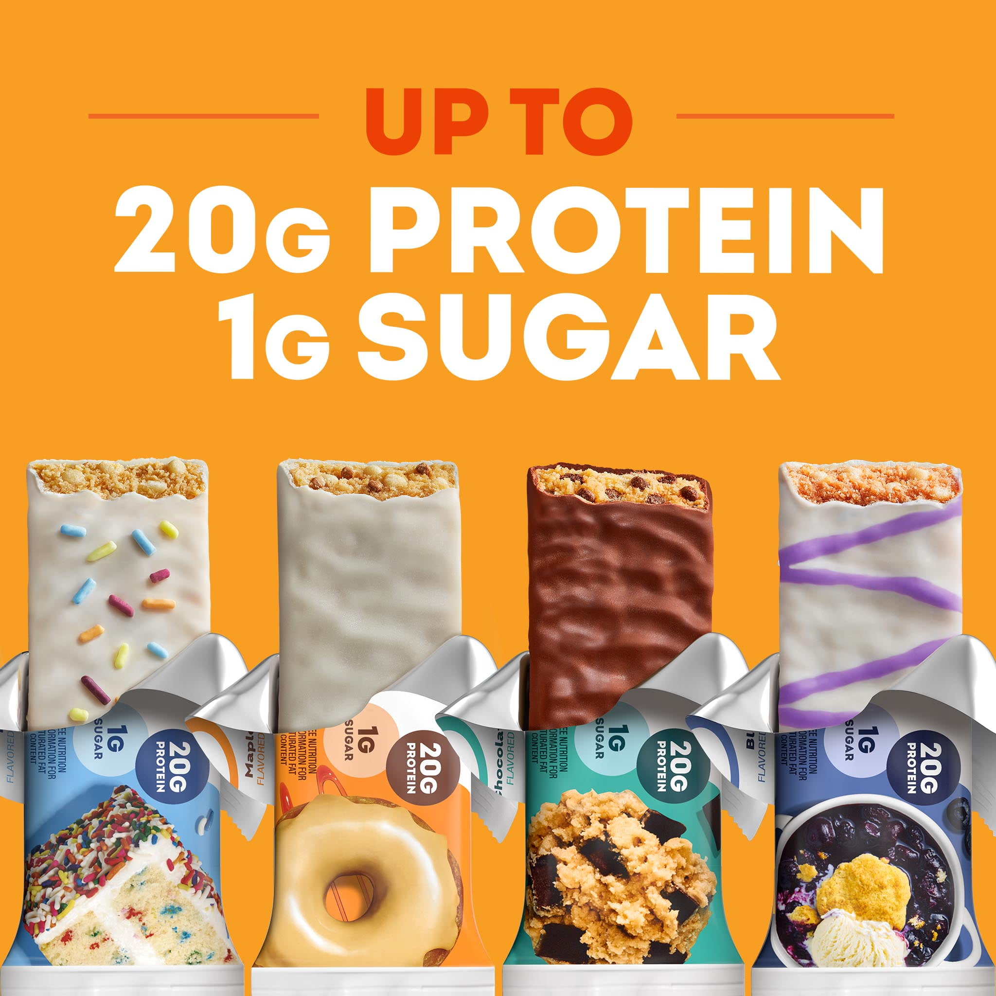ONE Brands Protein Bar, Maple Glazed Doughnut, 20g Protein, 4 Count