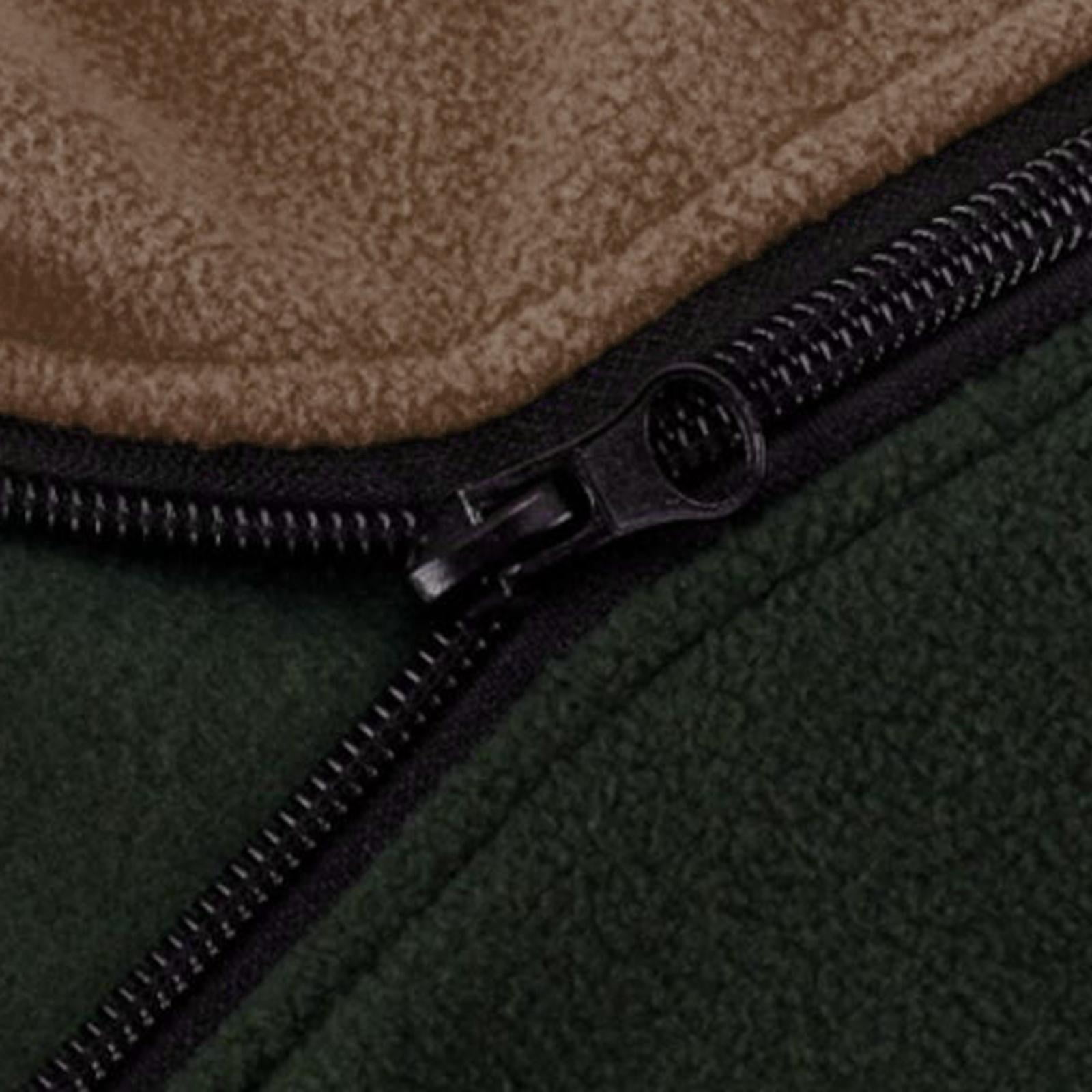 Axioma -Fleece sleeping bag liner, thermal pillow, sleeping bag, warm emergency camping Coffee