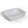 thumbnail image 1 of Tuxton China BWZ-040B 4 oz Rectangular White Sauce Dish - 24 Count, 1 of 1