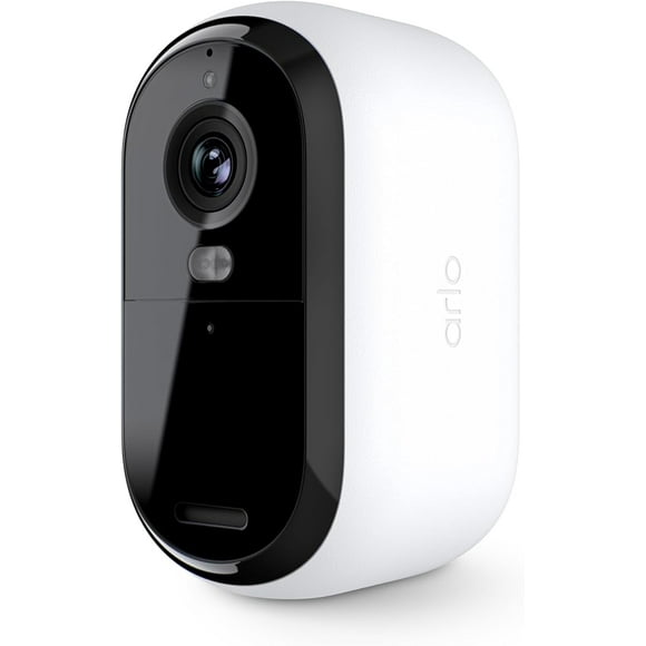 Arlo Essential Security Camera 2K | Indoor - Outdoor | 2nd Gen | Wireless with Spotlight, 2-Way Audio, Color Night Vision, Live Stream, Motion Activiation, Real Time Notifications, Wide Angle - White