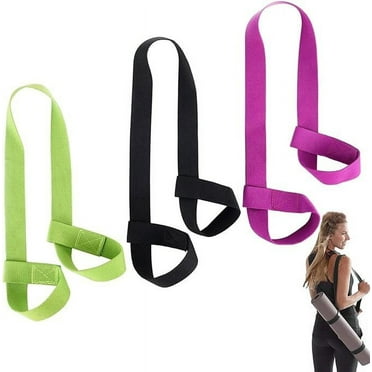 Yoga Mat Cotton Strap Sling, Roller Skate Leash, Boot Straps,Multi-Purpose Adjustable Portable Yoga Mat Carrying Straps Sling Band for Carrying All Yoga Mats 3Pcs