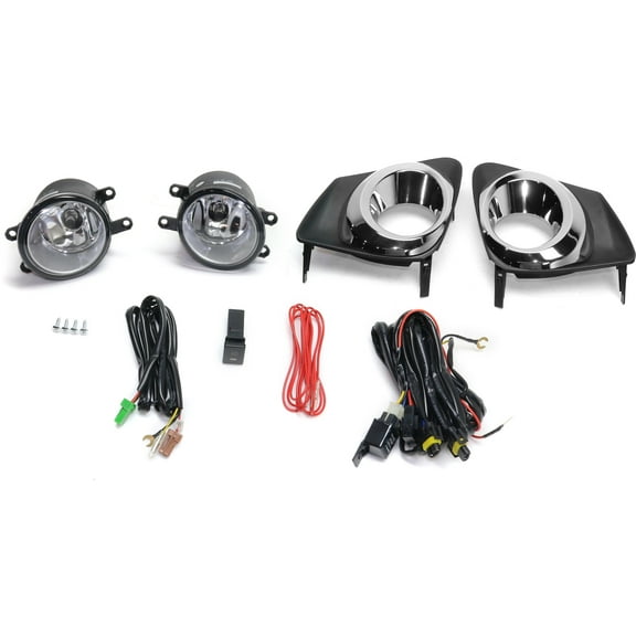 Fog Light Compatible with 2011-2013 Toyota Corolla Front, Left Driver and Right Passenger With bulb(s)