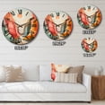 thumbnail image 4 of Designart "Majestic Palette of Canyons III" Canyon Oversized Wall Clock, 4 of 5