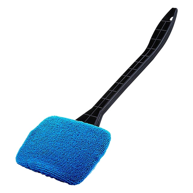Windshield Cleaning Tool Car Window Cleaner with Reusable and Washable Car Cleaning Brush Car Defogging Window Wiper Household Car-Purpose Multi-Function Cleaning Wipe