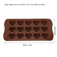 thumbnail image 3 of Molde De Silicona Para Chocolate, 15 Agujeros En Forma De Corazón, Molde Para Hacer Chocolate, Utensilios Para Hornear, 3 of 7
