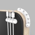 thumbnail image 4 of Organizador de cables blanco INCHOR Cable Clips, 2 paquetes, 4 of 7