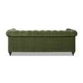 thumbnail image 4 of Jennifer Taylor Home Alto 88" Tufted Chesterfield Sofa Olive Green Velvet, 4 of 10