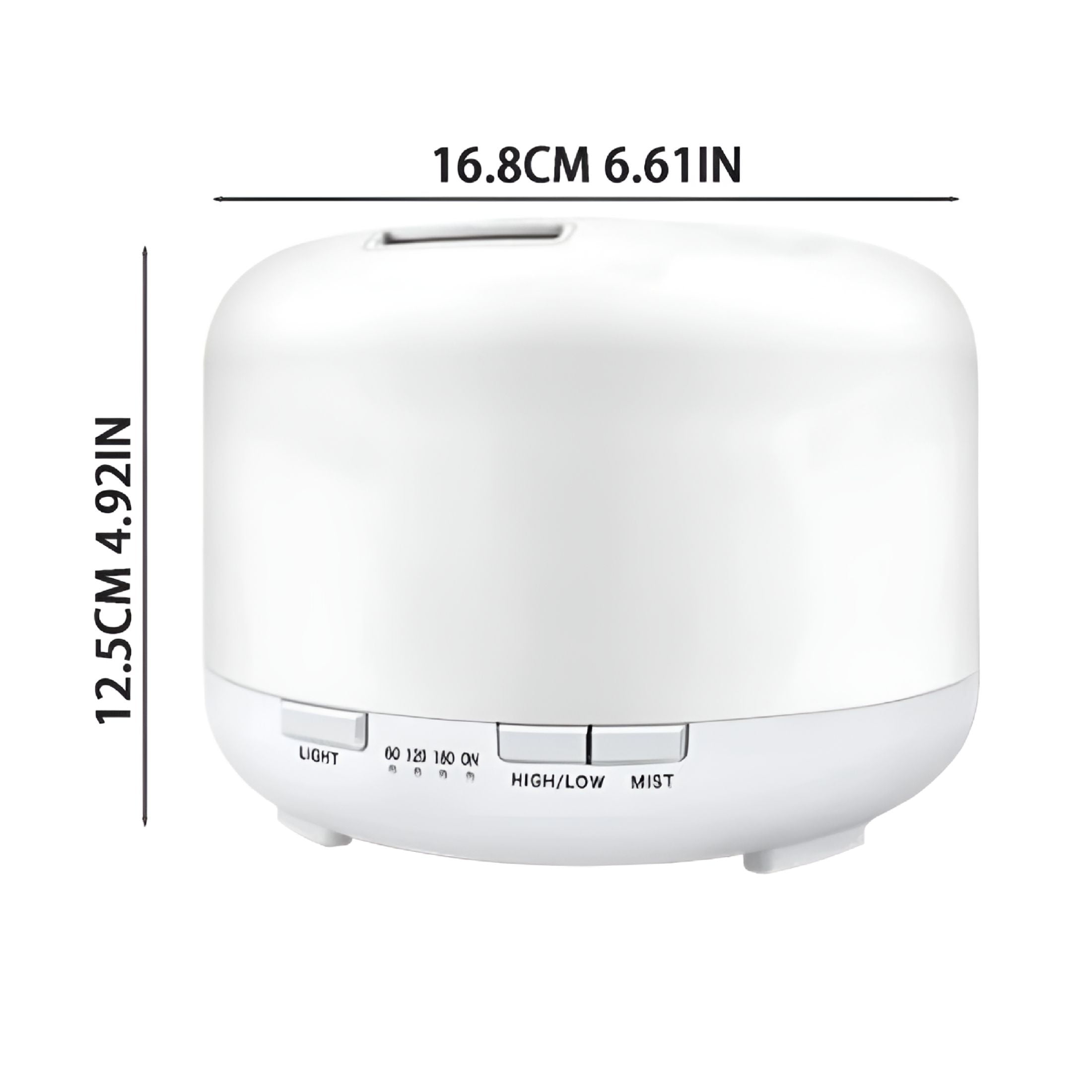 HBMYN 500ml Air Purifier Humidifier with Remote Control Silent Aromatherapy Colorful Light