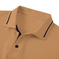 thumbnail image 6 of Luvrsol Men's T-Shirts Big & Tall Solid Basic Short Sleeve Turndown Collar Loose Cotton Casual Tops S-2XL, 6 of 8