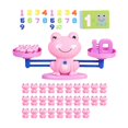 thumbnail image 4 of Yinanstore Frog Balance Math Game Educational Toys Learning Activities for Girls Holiday Gifts , Pink 20 Numbers, 4 of 6