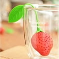 thumbnail image 6 of Bueautybox Generic Silicone Strawberry/Lemon Design Loose Tea Leaf Strainer Herbal Spice Infuser FilterTool, 6 of 7