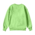 thumbnail image 4 of Garbnen Boys Long Sleeve Shirt Crewneck Green Girls Shirt Basic Fall Preppy Teen Girl Clothes 7-8 Years, 4 of 6