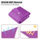 thumbnail image 3 of Yescom 3FT 97% UV Block Triangle Sun Shade Sail Decor Patio Pool Garden Yard Lawn Carport Cover Net Awning Fuchsia, 3 of 10