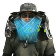 thumbnail image 1 of Precios de Liquidación, Sombrero grande tipo chal para el sol, protección para el cuello, ventilador de carga solar para verano Akmoler, 1 of 8