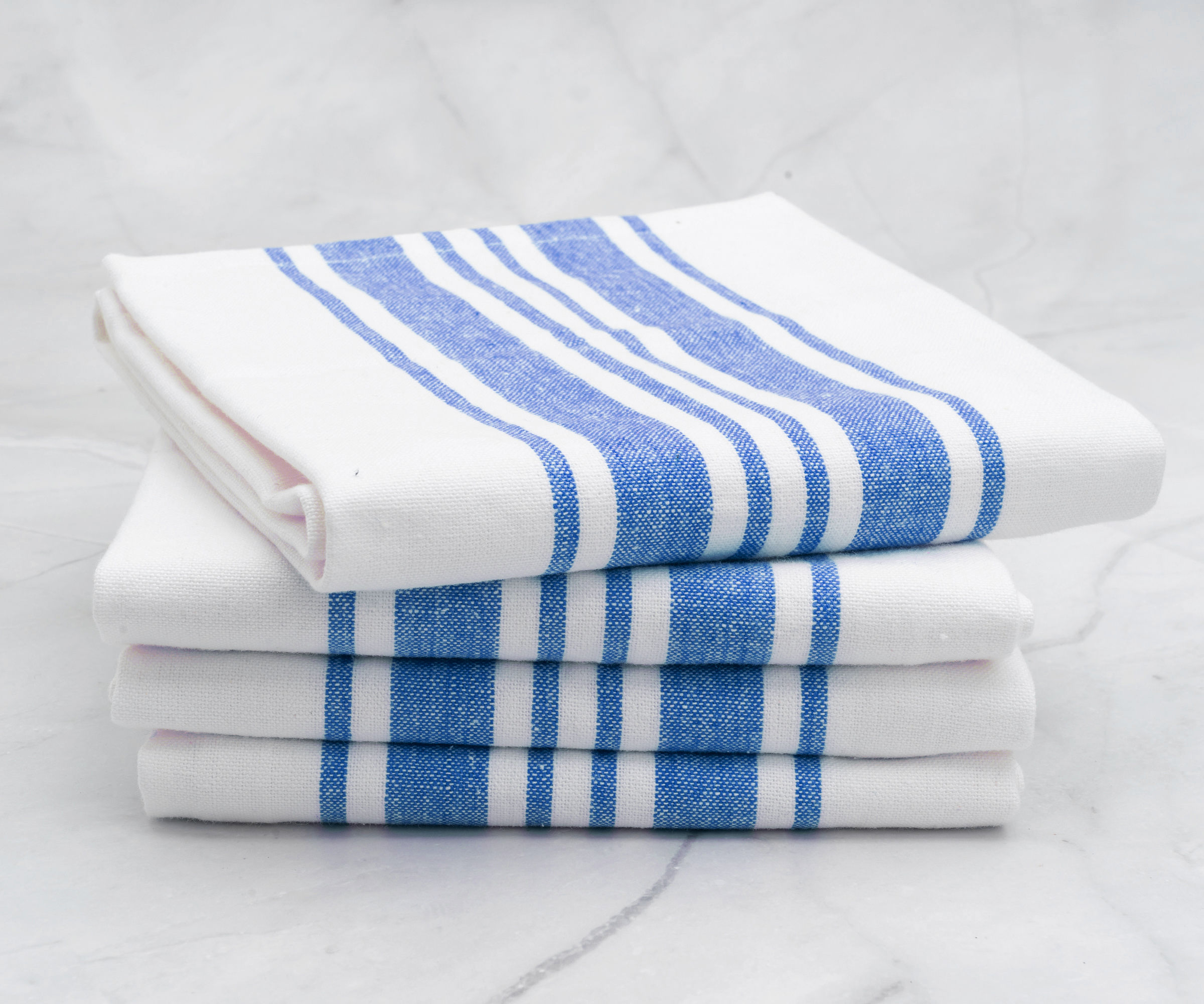 Dish Towel, Blue Check with Red Stripe – Chinaberry Tree Linens