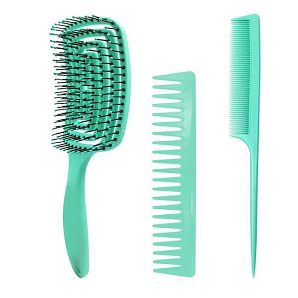 Juego de 3 peines para cepillos para el cabello, cepillo de paleta desenredante y peine para el MABOTO Cepillos para el cabello