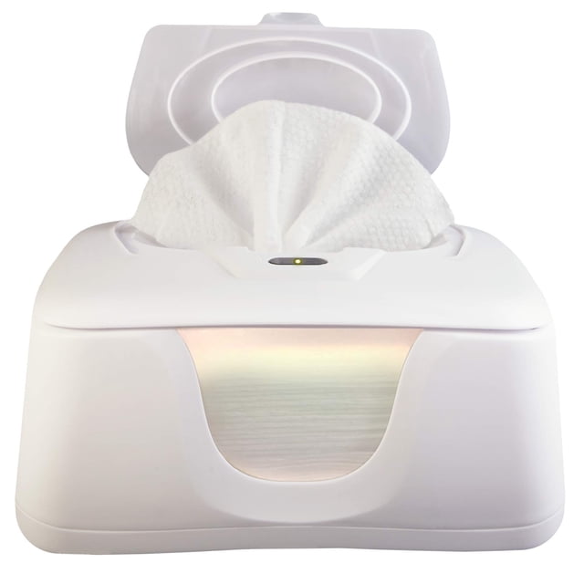 Calentador y dispensador de toallitas húmedas GOGO Pure Baby con luces LED