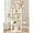 Beige, variant on YEXJ Large Cat Tree Tower for Large Cats, 76.5in Multi-Level Cat Tower with 3 Condos & Perches, 9 Scratching Posts and 2 Baskets, Cat Climbing Tree for Indoor Cats, Black